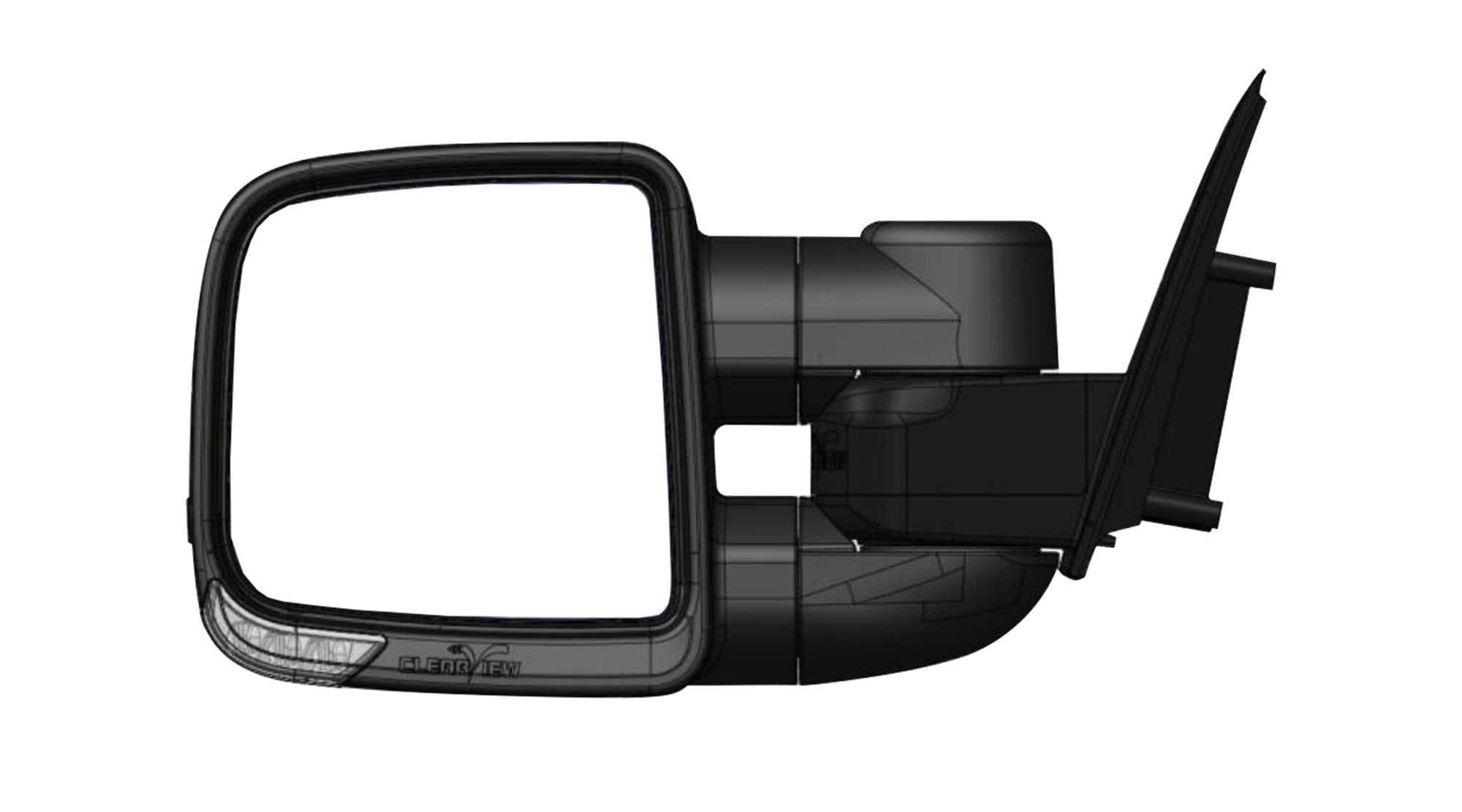 ClearView Compact Towing Mirrors- Chrome