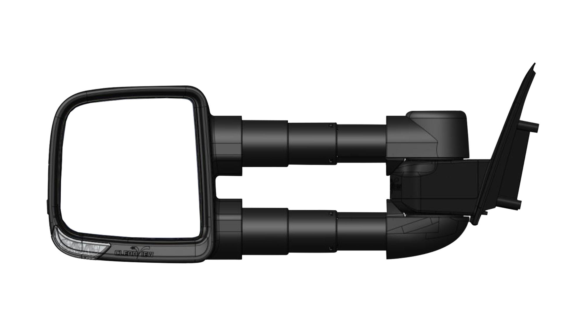 ClearView Compact Towing Mirrors- Chrome