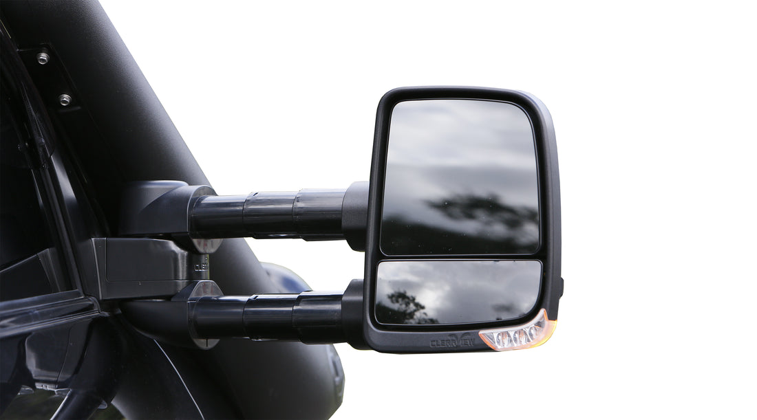 ClearView Next Gen Towing Mirrors- Black – IRONMAN 4X4 Australia