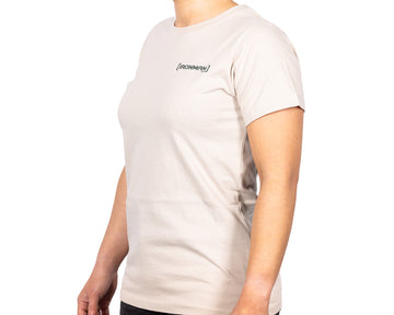 Womens Spine Tee Bone- 18