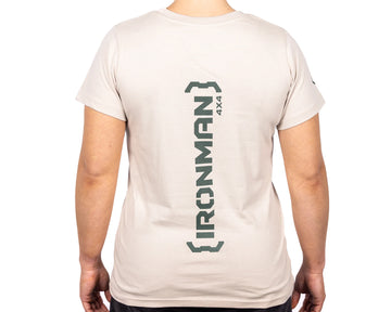 Womens Spine Tee (Bone)