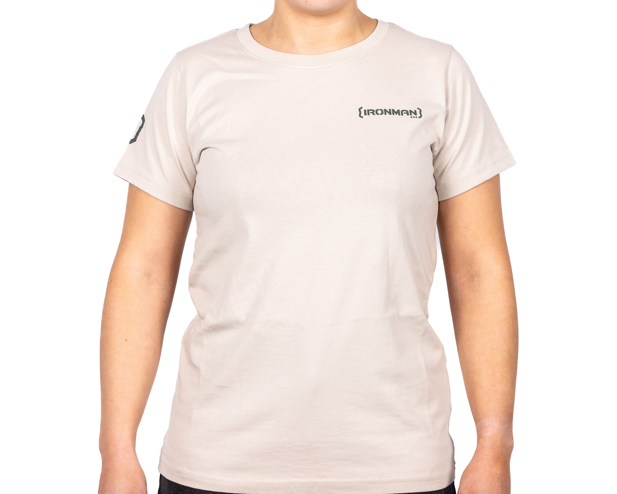 Womens Spine Tee Bone- 18