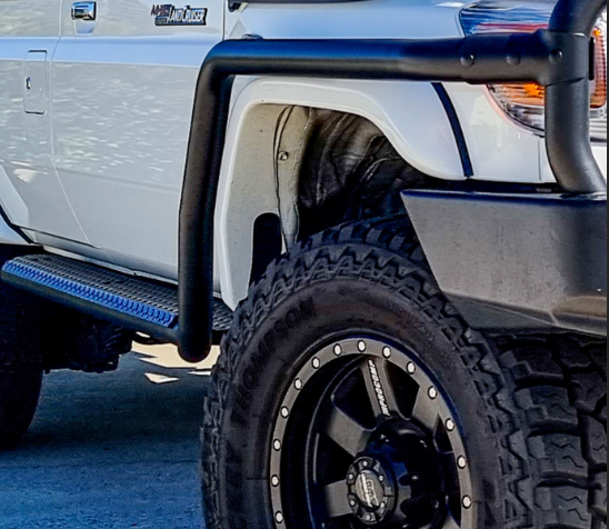 Steel 4x4 Premium Side Rails for Toyota LandCruiser 79 Series 2016 ...