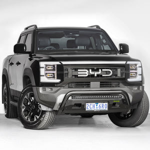ironman 4x4 aluminium nudge bar with light bar for byd shark 6