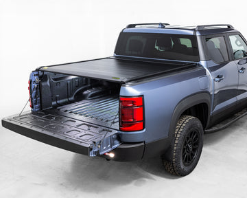 ironman 4x4 ute roller shutter for byd shark 6 34 view tailgate open
