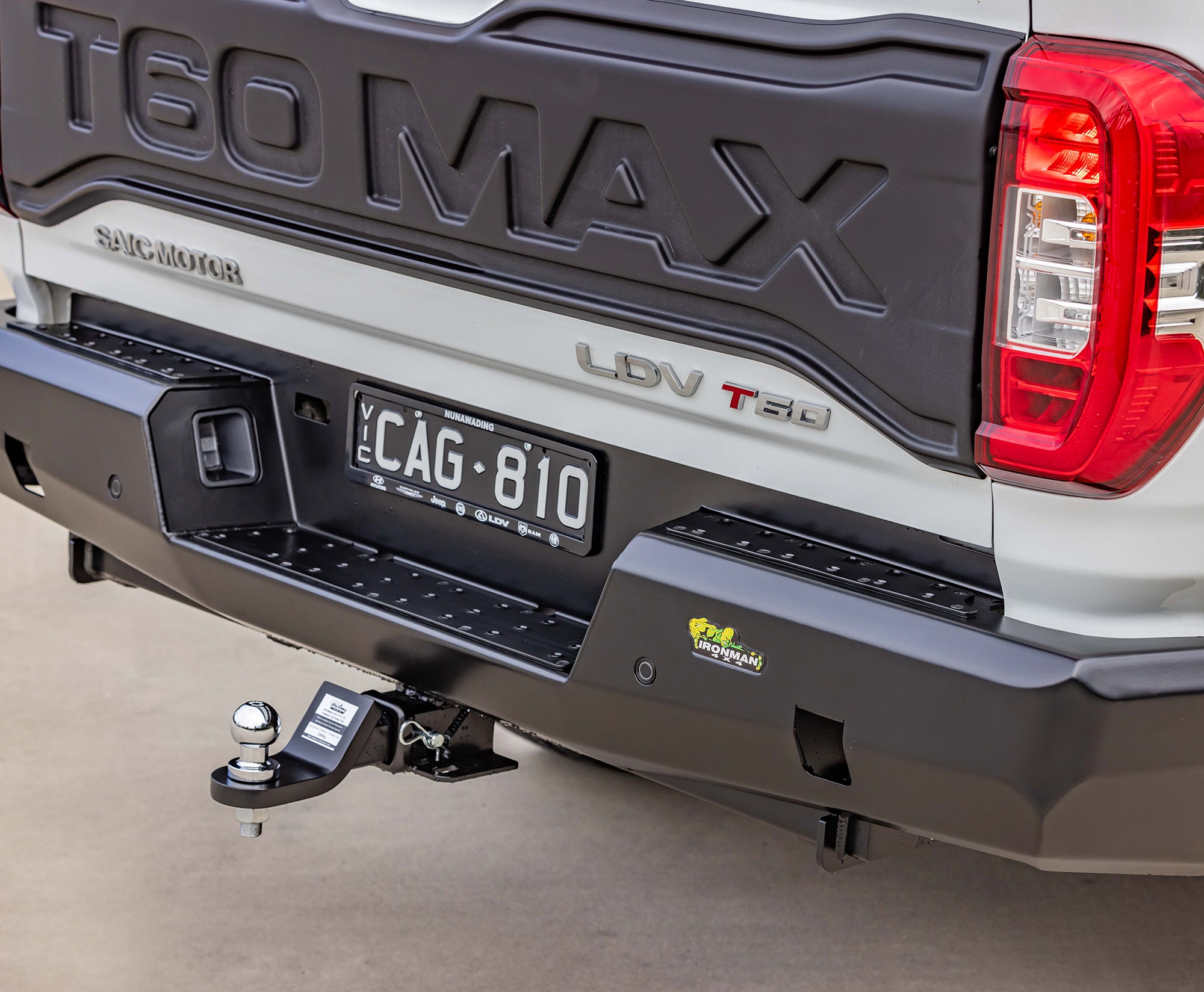 Toe Bar Storage Rear Protection Tow Bar for LDV T60 | Class 4 – IRONMAN 4X4 Australia