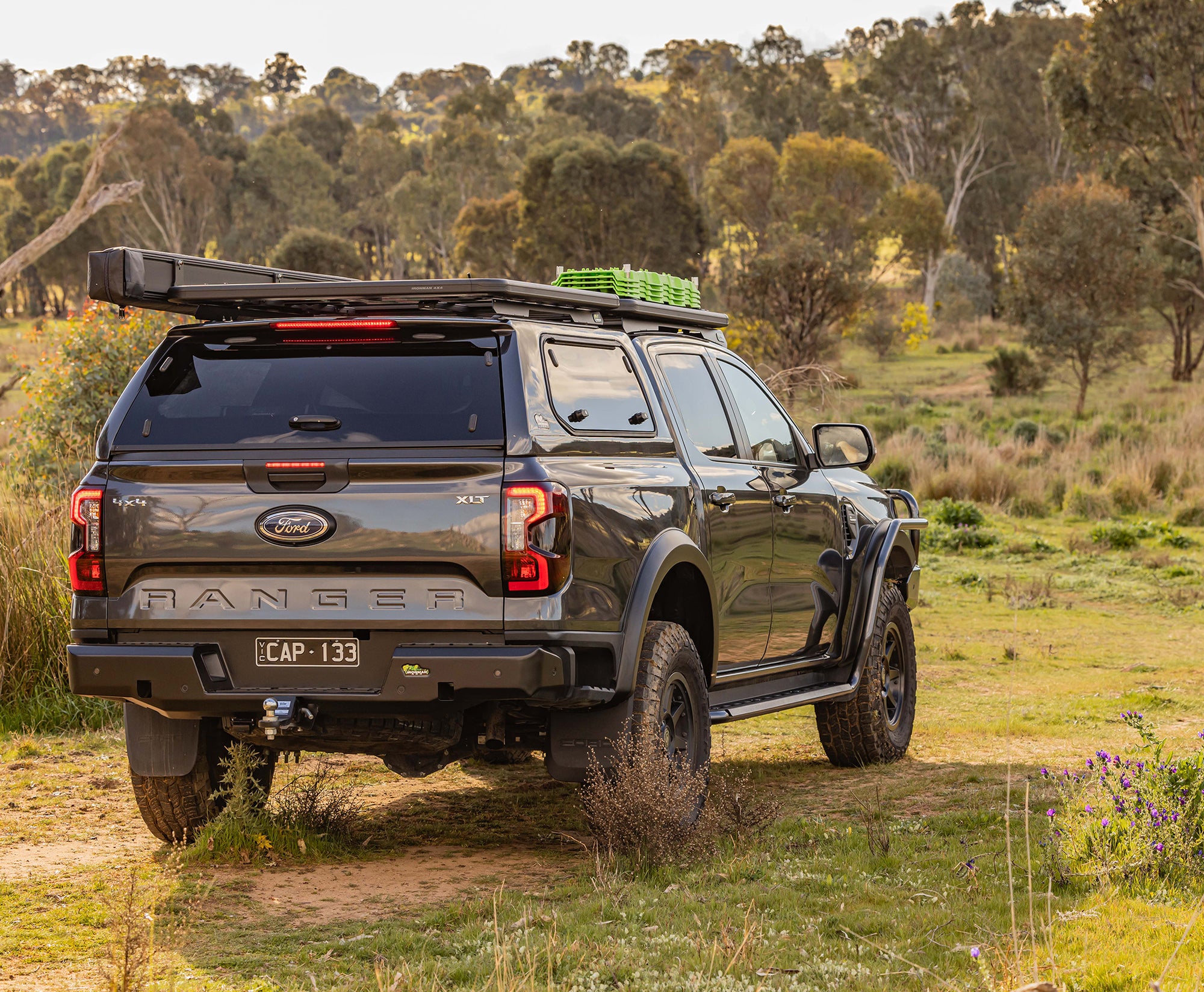 Pinnacle 2 Ute Canopy for Ford Ranger, Raptor & more | Blue – IRONMAN ...