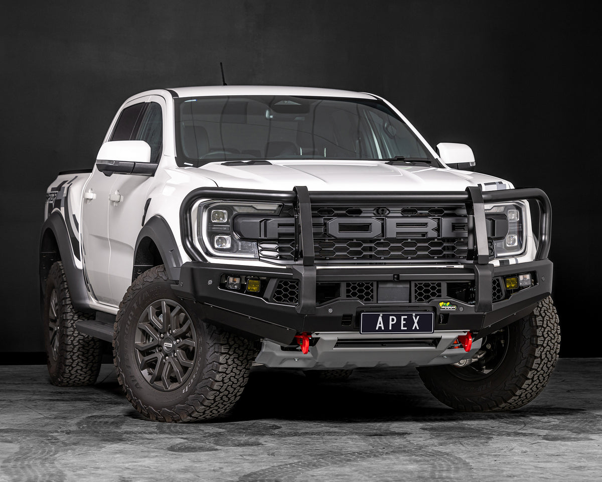 Ford Ranger Py Accessories APEX Bull Bar For Ford PY Ranger Raptor With Light Kit – IRONMAN 4X4 ...